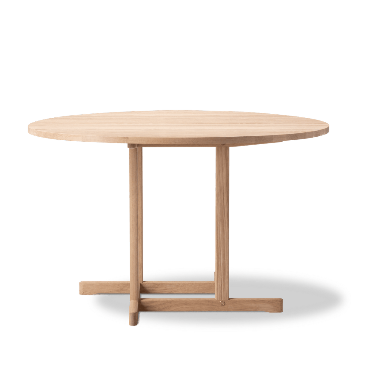 BM80 Shaker Esstisch, rund von Børge Mogensen - Eg / Seife - Jacobsen Plus