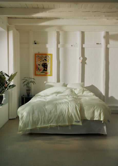 Bongusta - Percale sengetøj, 140x200/60x63 cm, Lemon sorbet - 2 - Jacobsen Plus