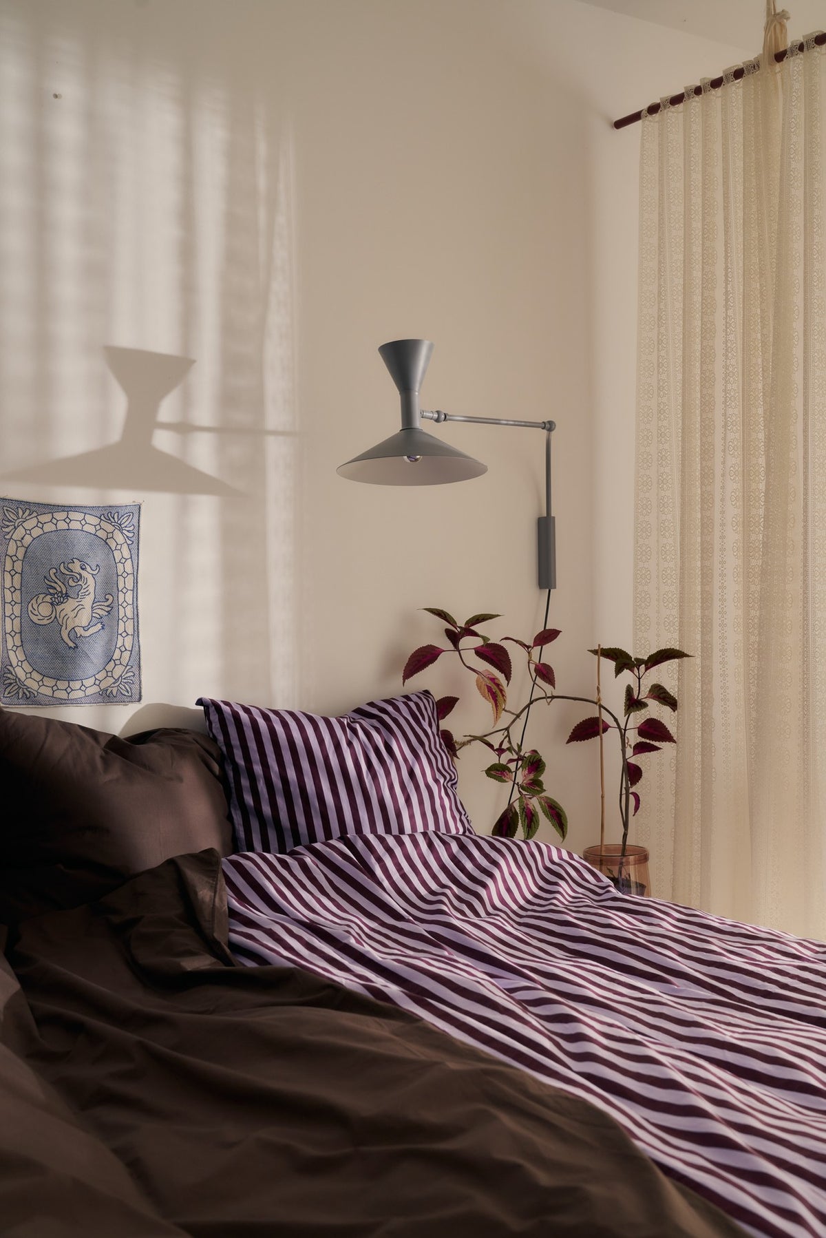 Bongusta - Percale sengetøj, 140x200/60x63 cm, Coffee - 4 - Jacobsen Plus