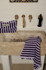 Bongusta - Naram toilettaske, Wine & Lavender Blue - 3 - Jacobsen Plus