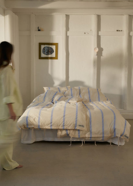 Bongusta - Percale sengetøj, 140x200/60x63 cm, Ivory, lavender & mint - 2 - Jacobsen Plus