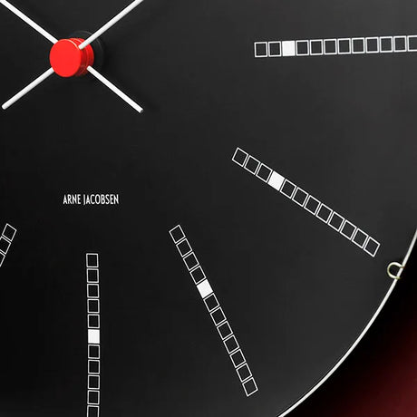 Bankers club Wanduhr von Arne Jacobsen in Schwarz (Ø: 21) - 5 - Jacobsen Plus