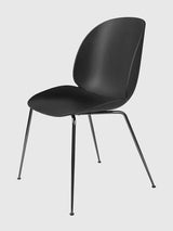 Beetle Chair, gepolstert von GUBI - Black Shell / Conic Base / Base aus schwarzem Chrom - Jacobsen Plus