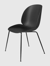 Beetle Chair, gepolstert von GUBI - Black Shell / Conic Base / Black Base - Jacobsen Plus