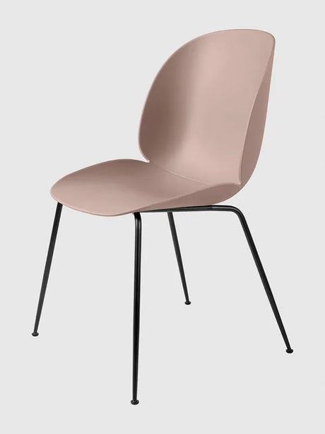 Beetle Chair, gepolstert von GUBI - Black Shell / Conic Base / Black Base - Jacobsen Plus