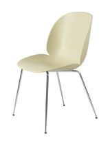 Beetle Chair, gepolstert von GUBI - Pastelgrünes Shell / Conic Base / Chrome base - Jacobsen Plus
