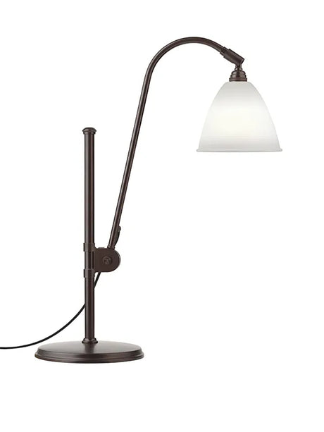 Bestlite BL1 Tischleuchte von GUBI - Porzellan - Black Brass - Jacobsen Plus