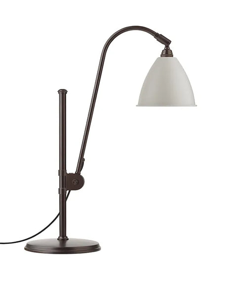 Bestlite BL1 Tischleuchte von GUBI - Classic White - Black Brass - Jacobsen Plus