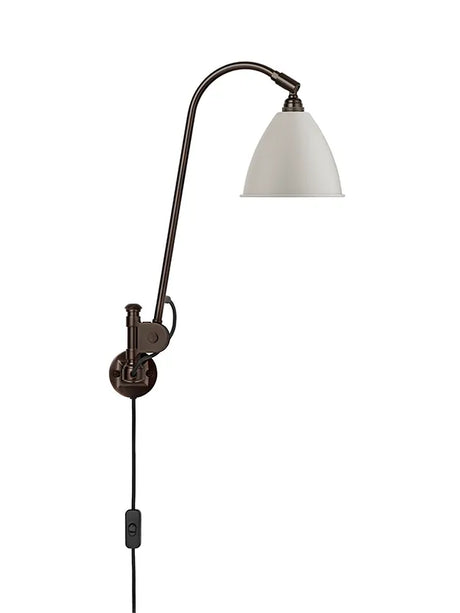 Bestlite BL6 Wandleuchte von GUBI - Classic White - Black Brass - Jacobsen Plus