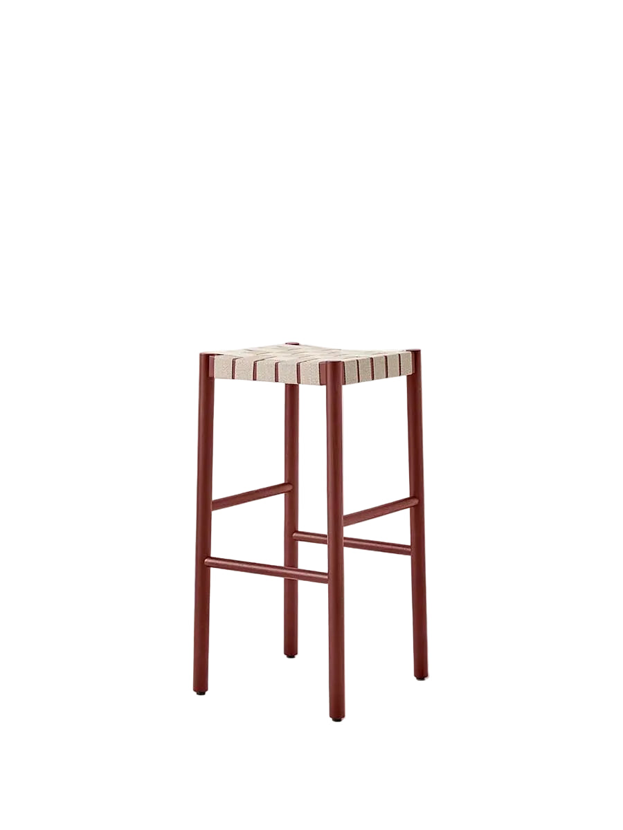 Betty Barstol TK8 fra &Tradition - Maroon-Natural - Jacobsen Plus