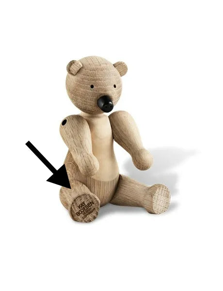 Beine für Bär von Kay Bojesen - Hinterbeine mit Logo - Jacobsen Plus