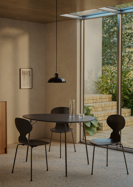 FH3603 Æggebordet, Special Edition i sort ask, sort stel af Arne Jacobsen - 2 - Jacobsen Plus