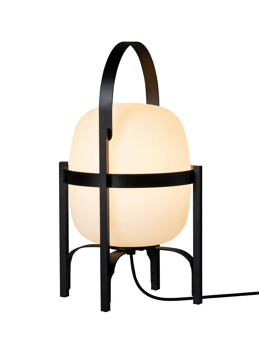 Cesta Exterior Lampe von Santa and Cole - Schwarz - Jacobsen Plus