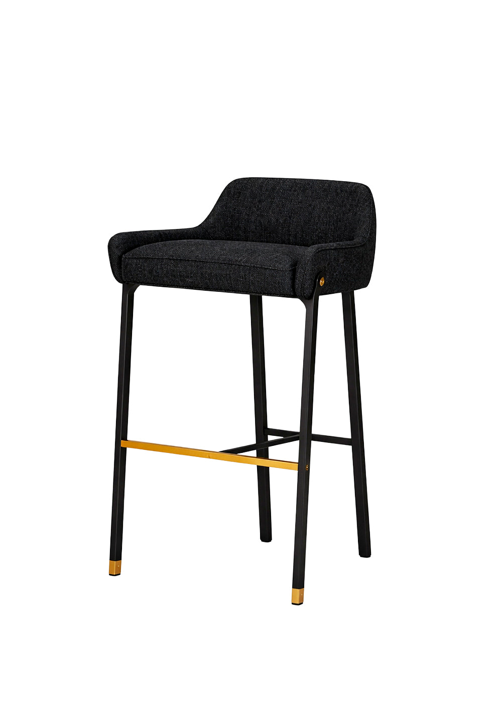 Blink Bar Stool SH750 Main Line Flax 28 Black sand/gold von Stellar Works