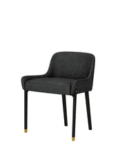 Blink Dining Chair Relate 181 Black sand/gold von Stellar Works