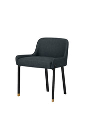 Blink Dining Chair Relate 191 Black sand/gold von Stellar Works