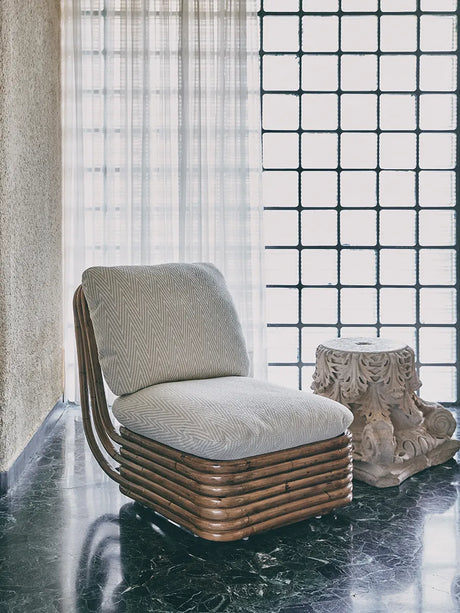 Bohemian 72 Lounge Chair von GUBI - Dedar Chevron 002 - Jacobsen Plus