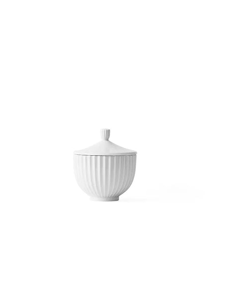 Bonbonniere in Porzellan von Lyngby Porcelæn - Ø: 10 / Weiß - Jacobsen Plus