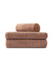 Naram towel - Camel & Ultramarine blue von Bongusta