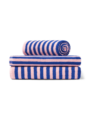 Naram Towel - Dazzling blue & Rose von Bongusta - 1 - Jacobsen Plus
