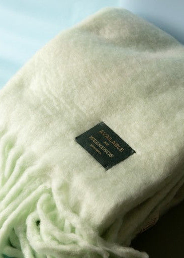 Weekend Decke, mint & creme von Bongusta - 2 - Jacobsen Plus