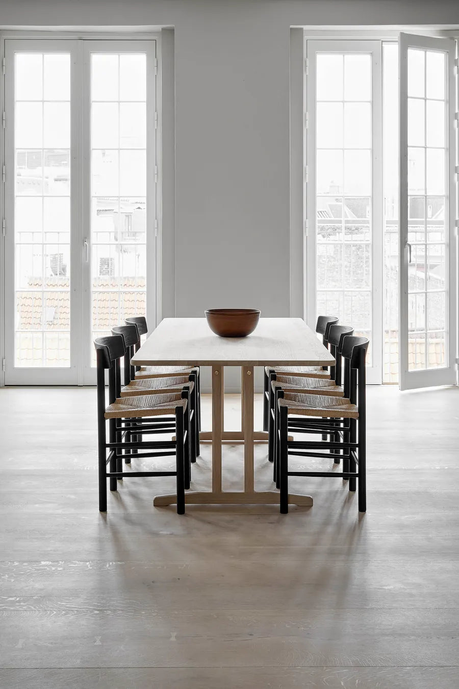 Shaker Tisch C18, 220 cm von Børge Mogensen - 3 - Jacobsen Plus