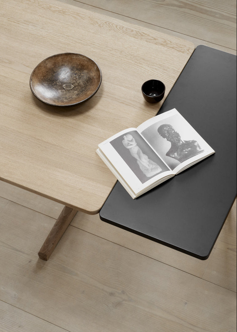 Fredericia Furniture - C18 Ansteckplatte 40 x 90 cm, schwarz lackiertes MDF