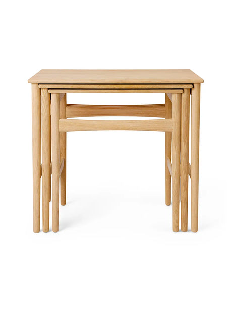 CH004 Nesting Tables von Carl Hansen & Søn - Eiche geölt - Jacobsen Plus