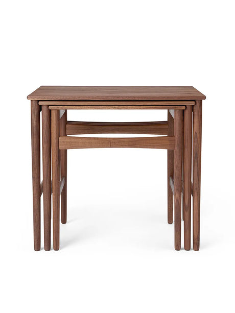 CH004 Nesting Tables von Carl Hansen & Søn - Walnuss Olie - Jacobsen Plus