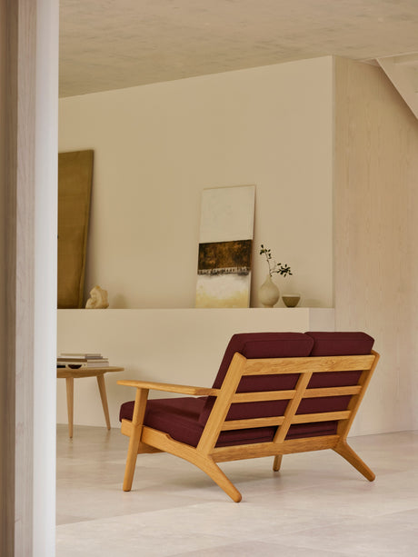 CH292 2 Pers. Sofa von Hans J. Wegner - Geölte Eiche - Vidar 0693 - Jacobsen Plus