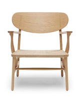 CH22 Lounge-Sessel von Hans J. Wegner - Eg - geölt / Natur - Jacobsen Plus