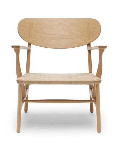 CH22 Lounge-Sessel von Hans J. Wegner - Eg - geölt / Natur - Jacobsen Plus