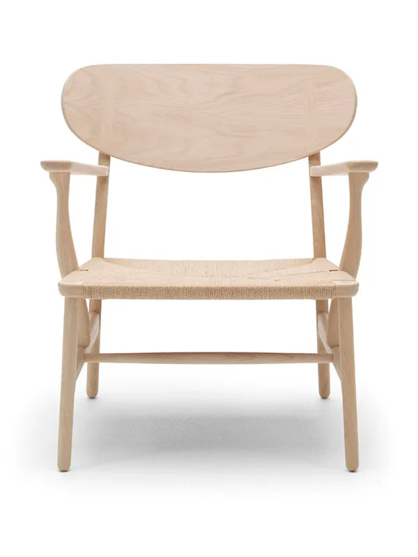 CH22 Lounge-Sessel von Hans J. Wegner - Eiche - seifenbehandelt / Natur - Jacobsen Plus