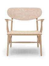 CH22 Lounge-Sessel von Hans J. Wegner - Eiche - seifenbehandelt / Natur - Jacobsen Plus