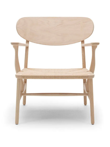 CH22 Lounge-Sessel von Hans J. Wegner - Eiche - seifenbehandelt / Natur - Jacobsen Plus