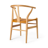 Y-stol CH24P, Bøg olie med Loke 7050 læder af Hans J. Wegner - 2 - Jacobsen Plus