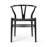 Y-stol CH24P, Sort eg med Thor 301 læder af Hans J. Wegner - 1 - Jacobsen Plus