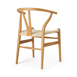 Y-stol CH24P, Eg olie med Terra 20364 læder af Hans J. Wegner - 3 - Jacobsen Plus