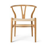 Y-stol CH24P, Eg olie med Terra 20364 læder af Hans J. Wegner - 1 - Jacobsen Plus