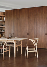 Y-stol CH24P, Eg sæbe med Loke 7060 læder af Hans J. Wegner - 2 - Jacobsen Plus
