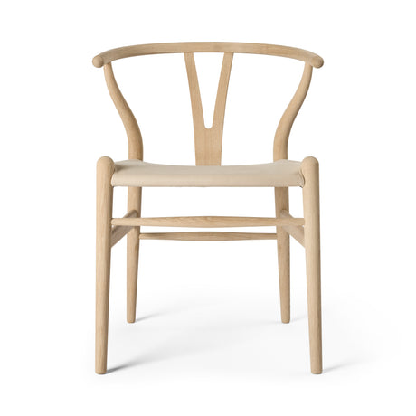 Y-stol CH24P, Eg sæbe med Terra 20364 læder af Hans J. Wegner - Jacobsen Plus