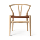 Y-stol CH24P, Eg sæbe med Loke 7060 læder af Hans J. Wegner - 1 - Jacobsen Plus