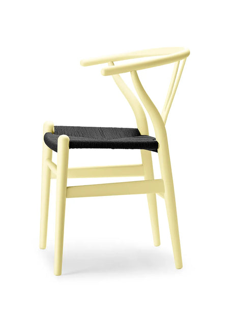 Wishbone Chair CH24 Soft Hollyhock mit schwarzem Geflecht von Hans J. Wegner - 3 - Jacobsen Plus