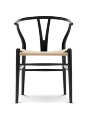 Wishbone Chair CH24, Schwarz Eiche von Hans J. Wegner