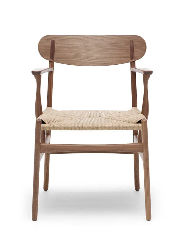 CH26 Esszimmerstuhl von Hans J. Wegner - Natur / Walnuss - geölt - Jacobsen Plus