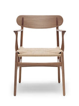 CH26 Esszimmerstuhl von Hans J. Wegner - Natur / Walnuss - geölt - Jacobsen Plus
