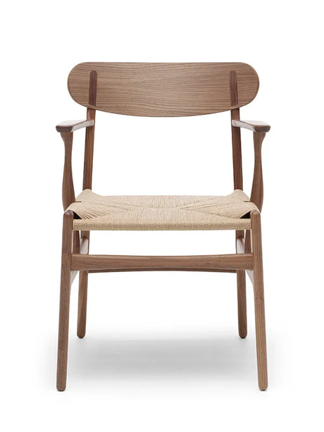CH26 Esszimmerstuhl von Hans J. Wegner - Natur / Walnuss - geölt - Jacobsen Plus