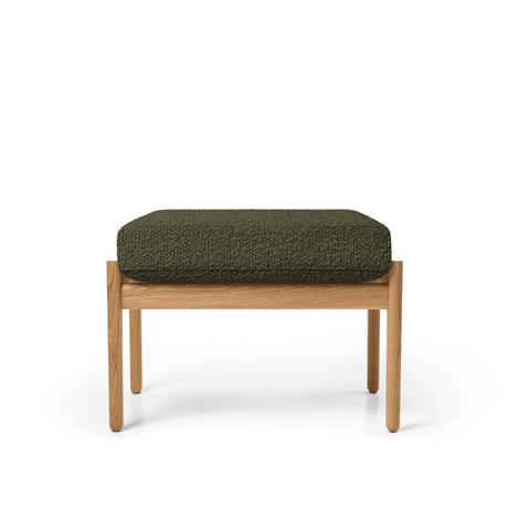CH290F Hocker von Hans J. Wegner - Geölte Eiche - Bute Storr 3732 Camouflage - Jacobsen Plus