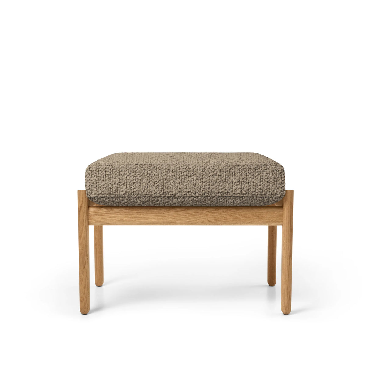 CH290F Hocker von Hans J. Wegner - Geölte Eiche - Bute Storr 8006 natural - Jacobsen Plus