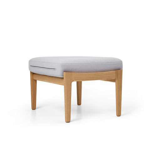 CH290F Hocker von Hans J. Wegner - Geölte Eiche - Serpentine 0118 - Jacobsen Plus